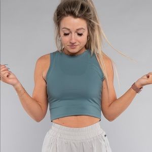 Paragon Colombia Crop in Everglade Teal